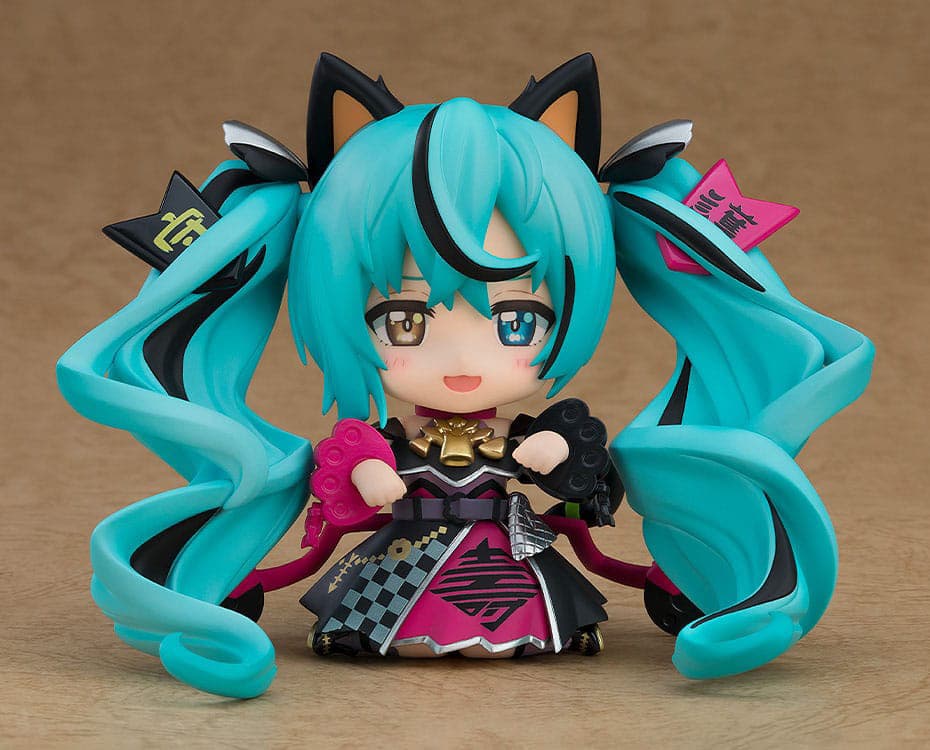 Black Maneki Miku Nendoroid Action Figure 10 cm