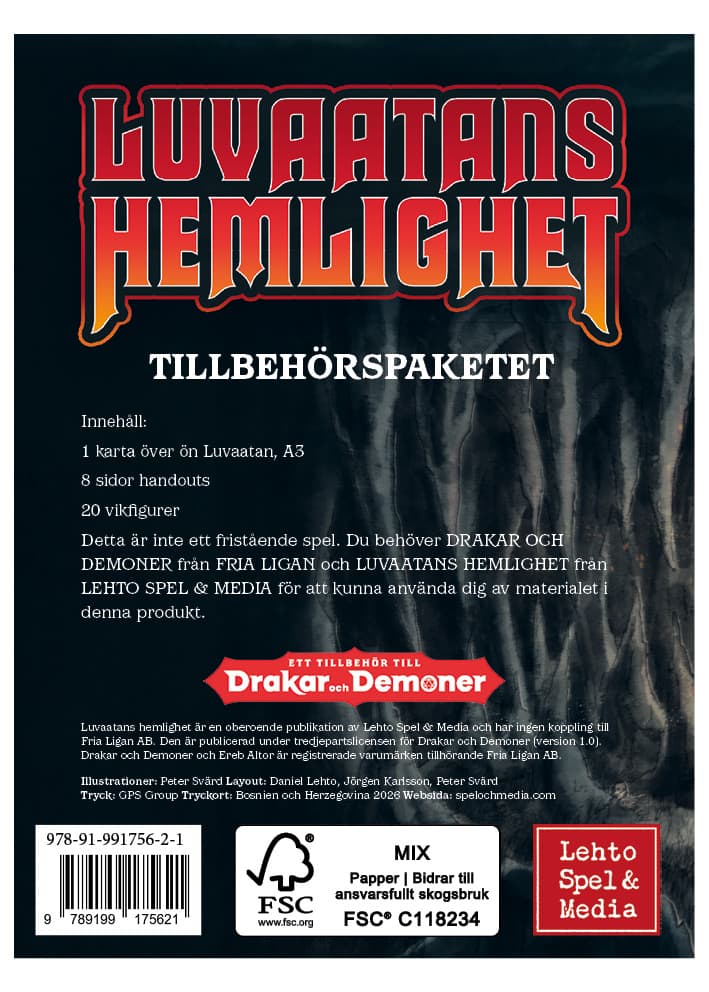 Luvaatans hemlighet - Tillbehörspaketet
