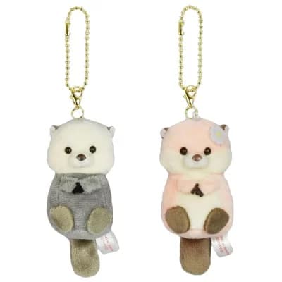 Mini Plush Hangers: Sea Otter Pair