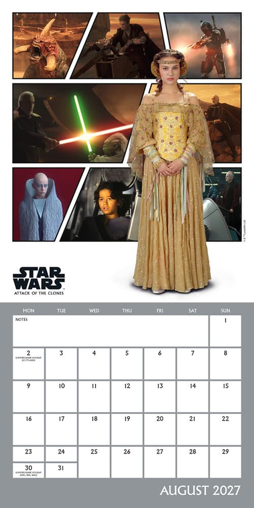 Star Wars 2027 Classic Wall Calendar