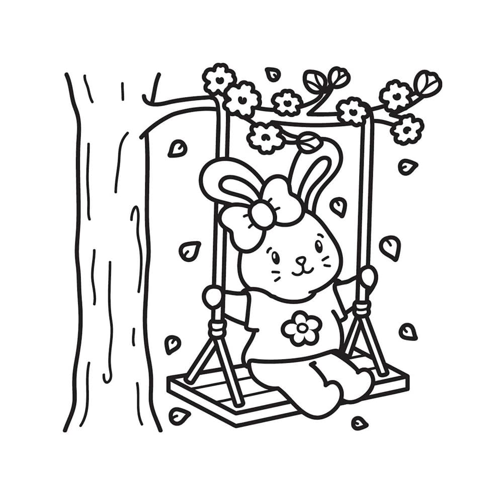 Spring Cheer Mini Coloring Book (Cute and Cozy)
