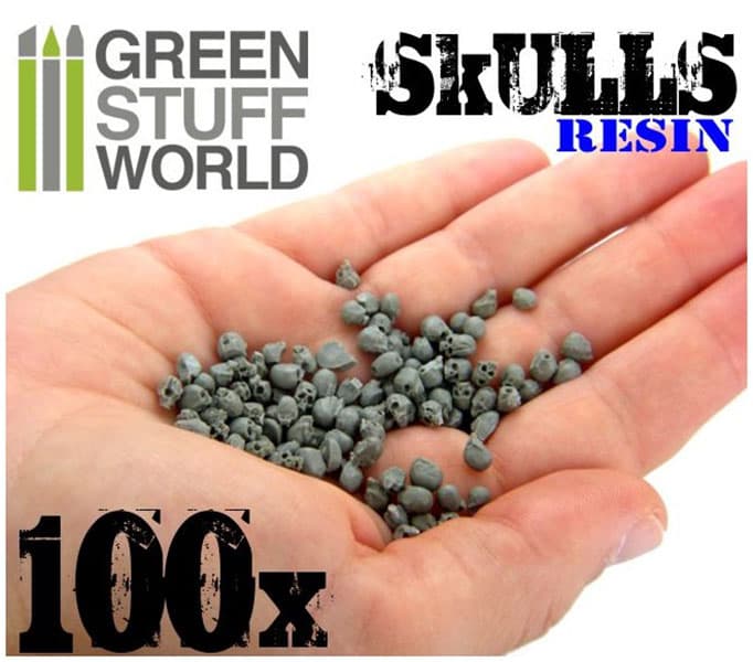 100x Resin Skulls