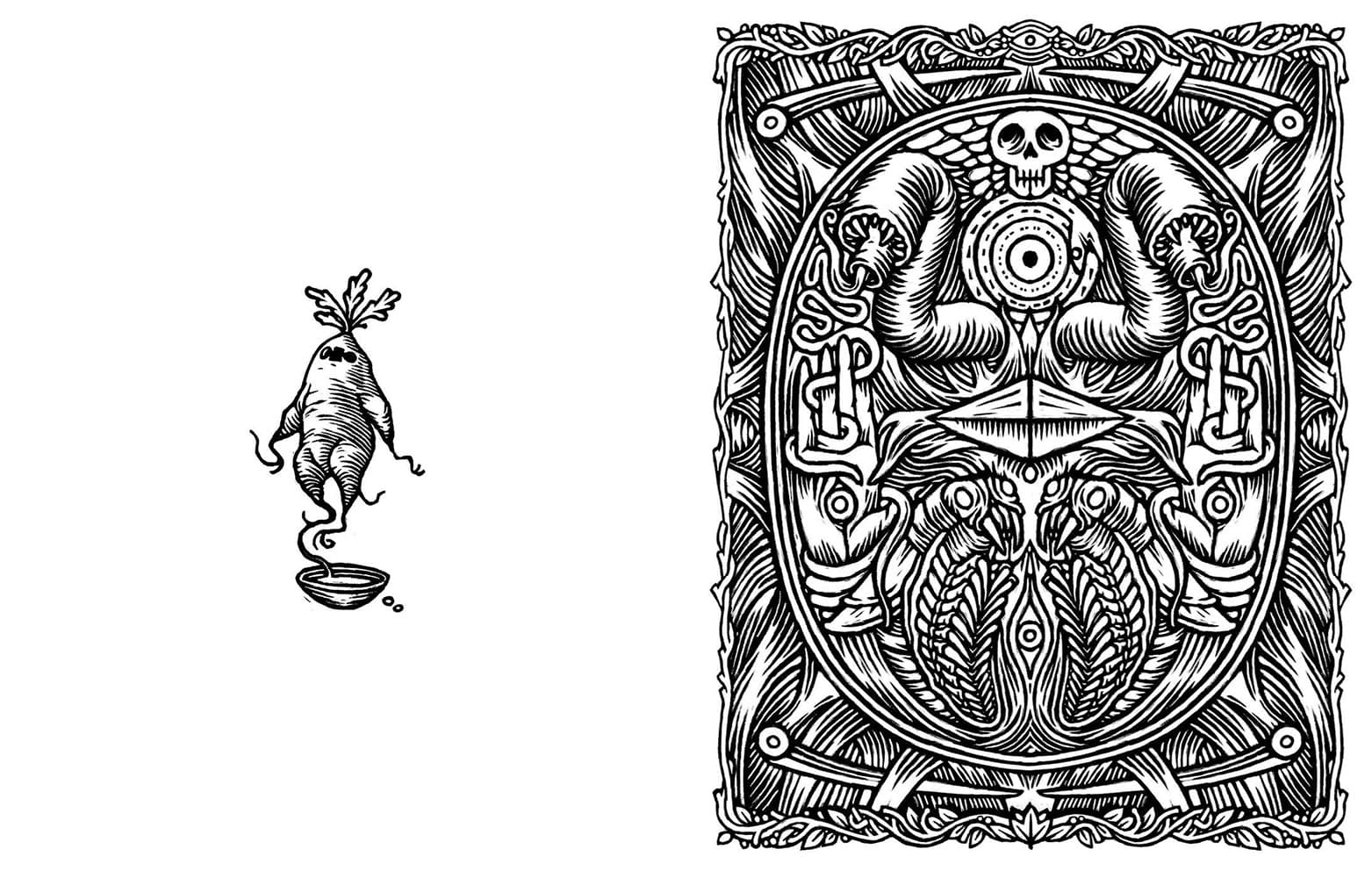 The Guillermo del Toro Tarot Coloring Book