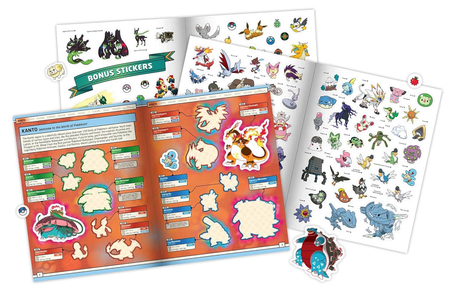 Pokémon Epic Sticker Collection: From Kanto to Paldea