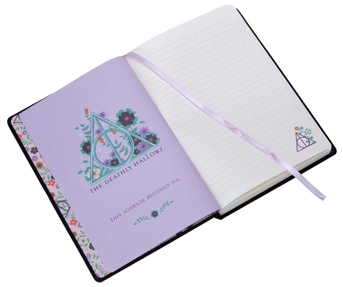 Harry Potter: Deathly Hallows Embroidered Journal