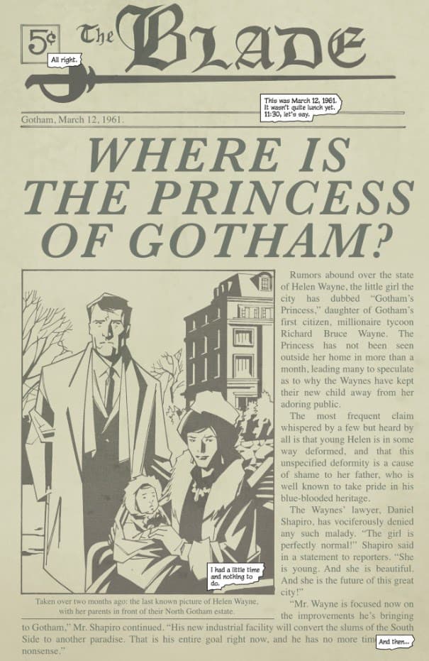 Gotham City: Year One