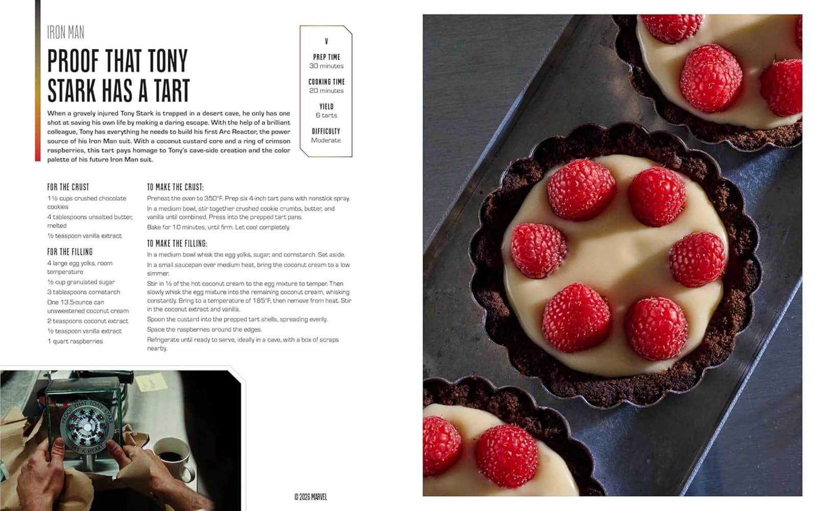 Marvel Studios The Official Cookbook Inspired by the Marvel Cinematic Universe