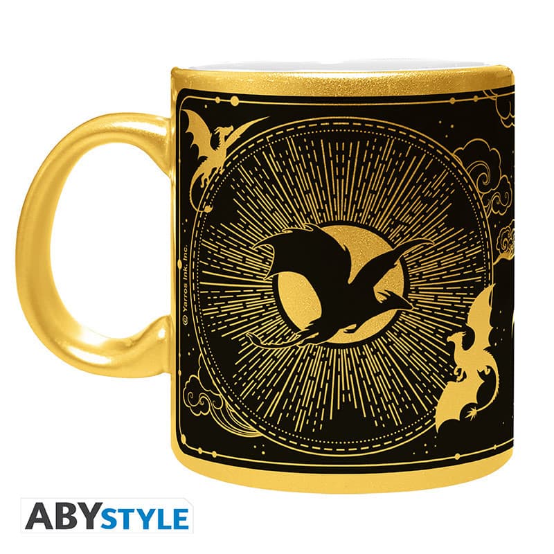 Fourth Wing Logo Gold Mug 320 ml
