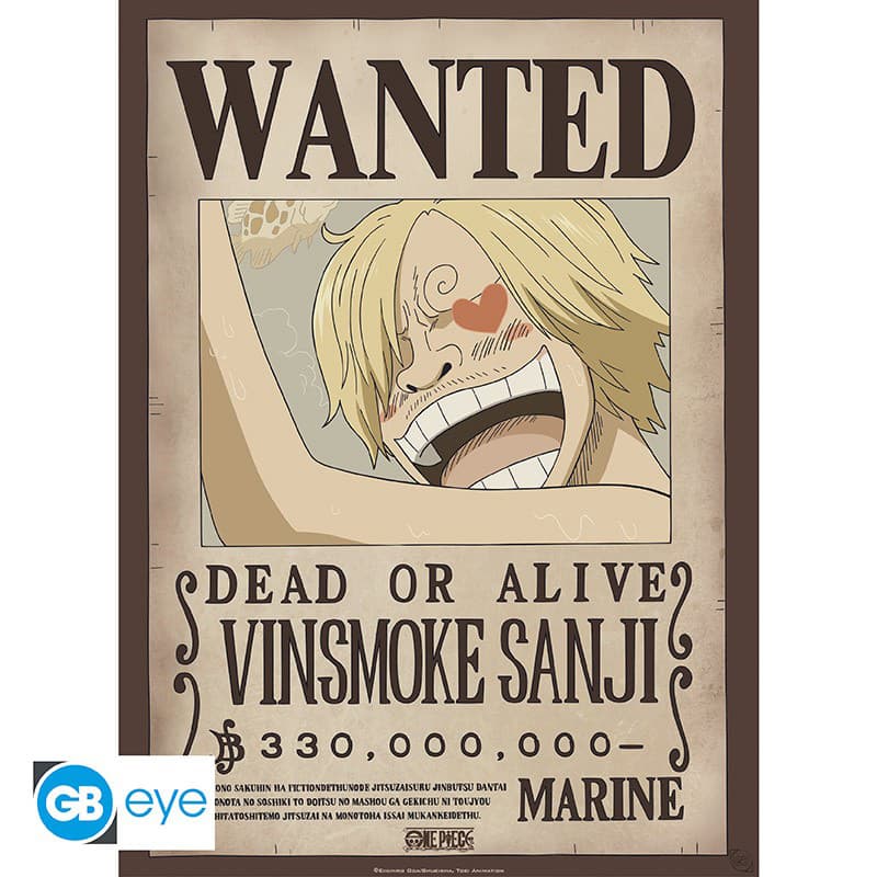 Wanted - Zoro & Sanji Set 2 Chibi Posters