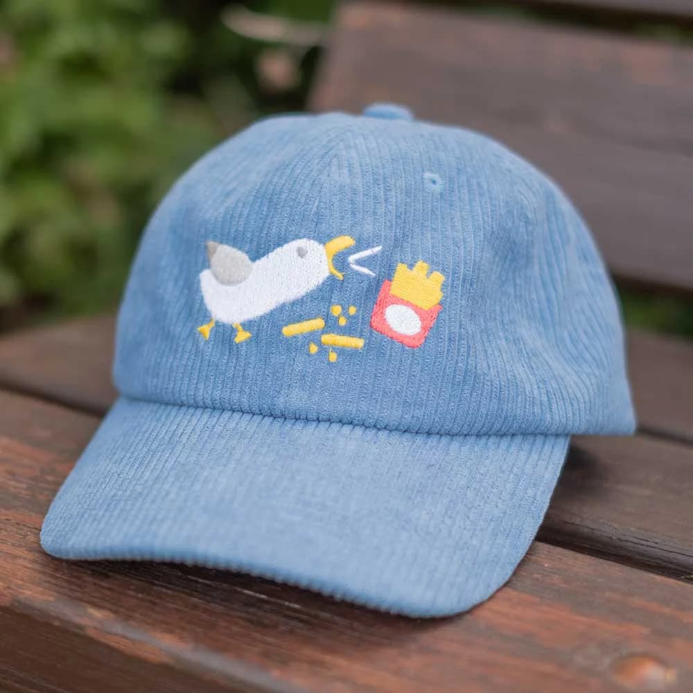 Corduroy Cap Blue - Screaming Seagull