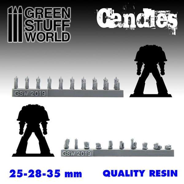 70x Resin Candles