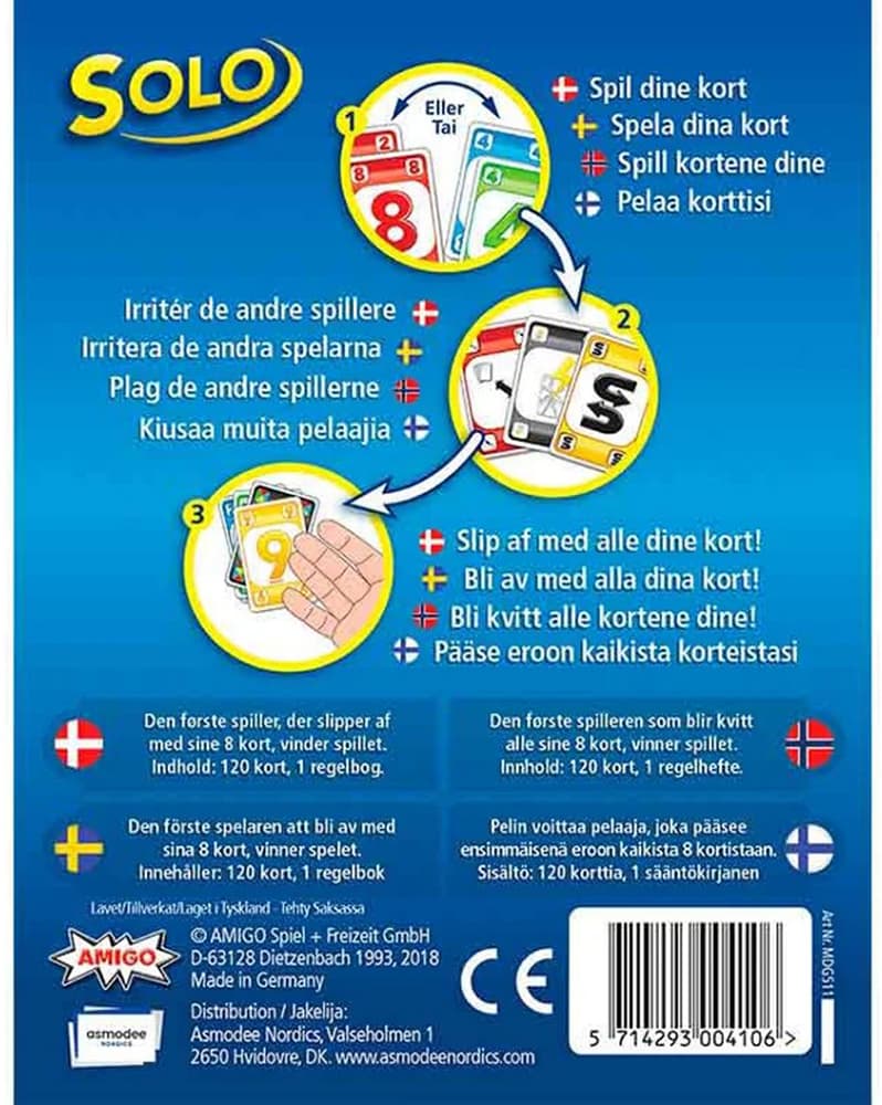 Solo Card Game NORDIC