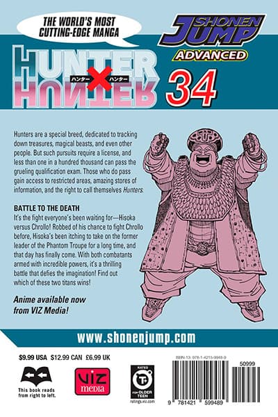 Hunter X Hunter Vol 34