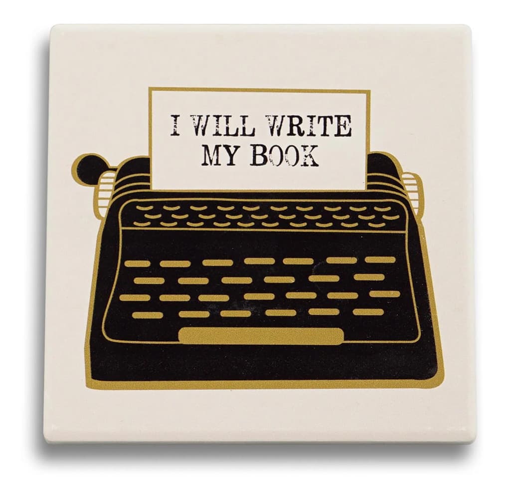 Ceramic Coaster - I Will Write