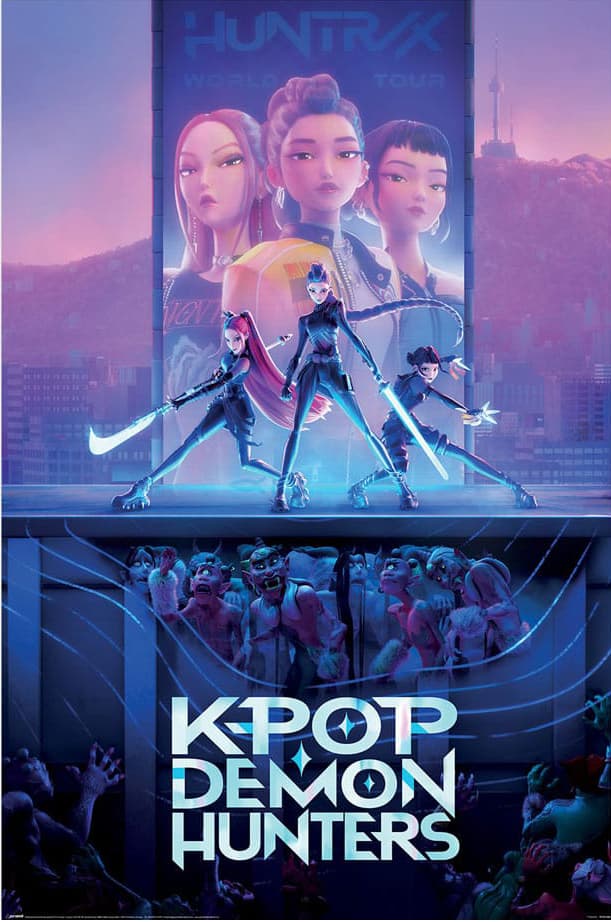 #V1 KPop Demon Hunters Key Art Maxi Poster