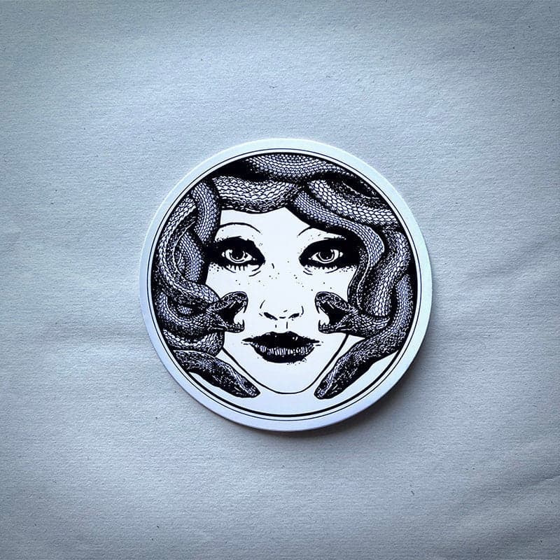 Single Vinyl Sticker - Medusa: Looks That Kill
