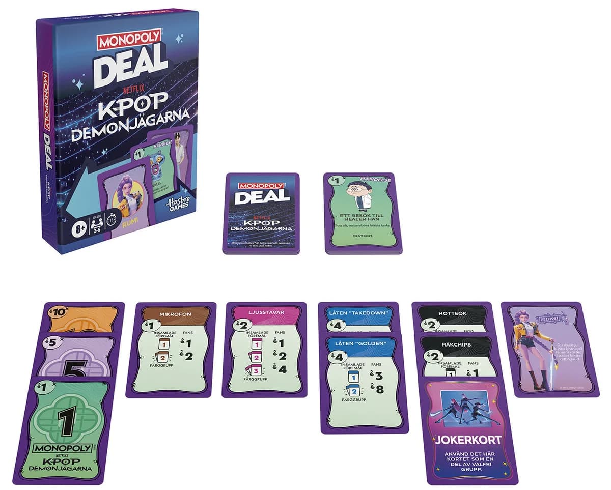 Monopoly Deal: K-Pop Demon Hunters
