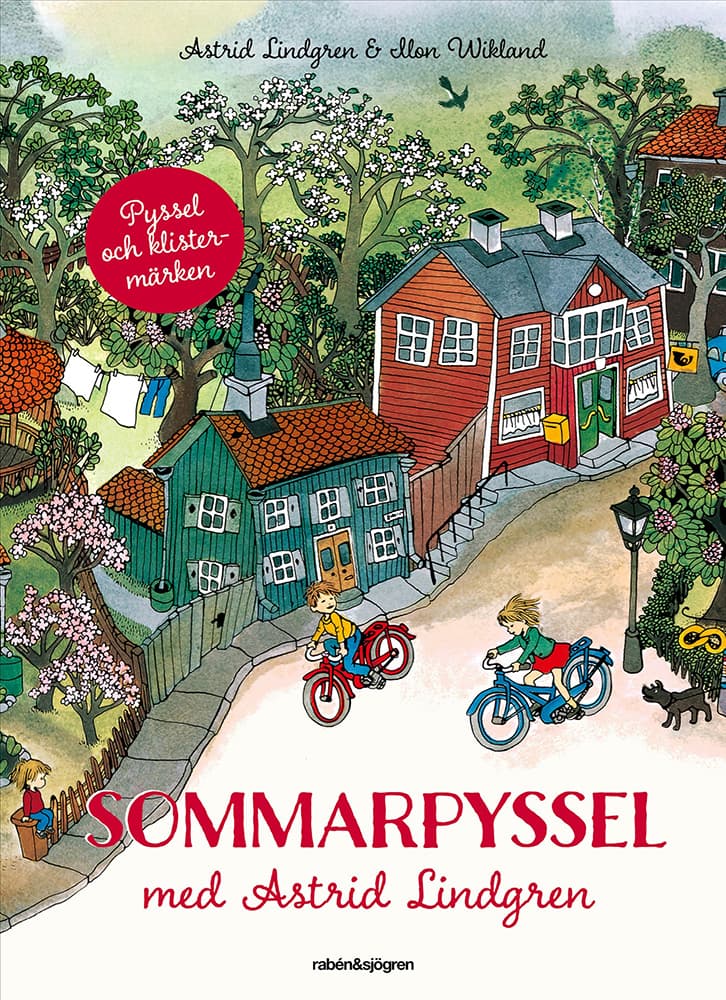 Sommarpyssel med Astrid Lindgren - med klistermärken