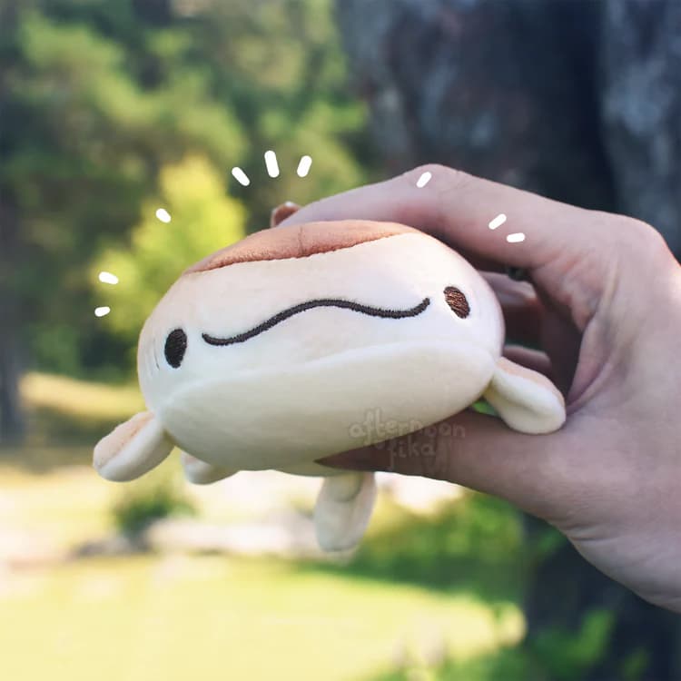 Chocolate Sweet Whaleshark Plush Keychain