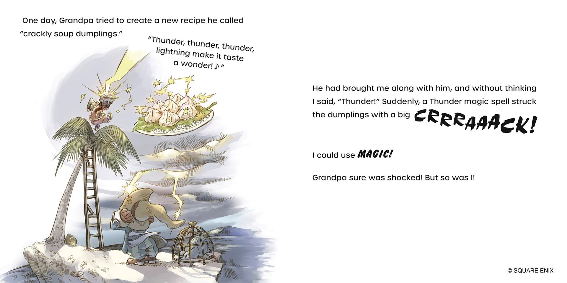 Final Fantasy IX Picture Book: Vivi and Grandpa's Memories for the Sky