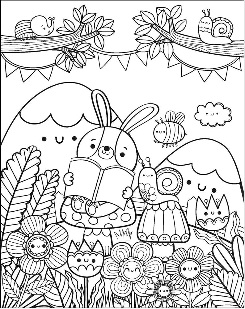 Mangatopia Tiny Kawaii: A Spectacularly Adorable Colouring Book