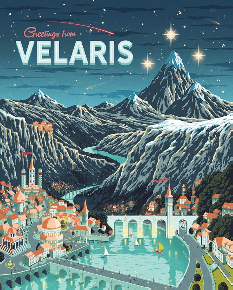 ACOTAR Puzzle - Greetings from Velaris 1000 pcs