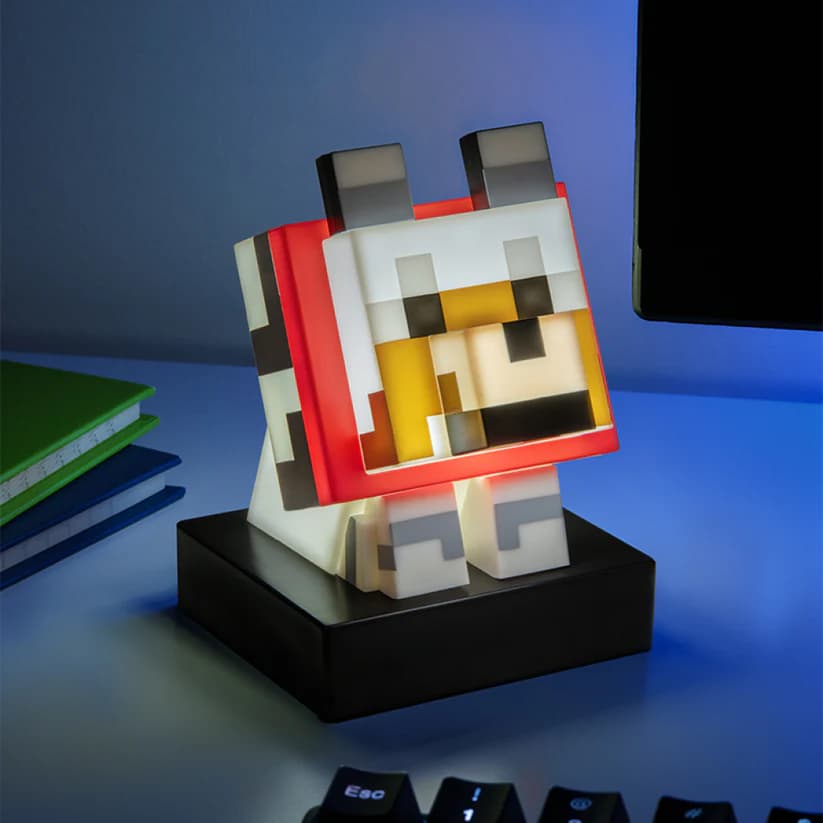 Minecraft Wolf 3D Icon Light