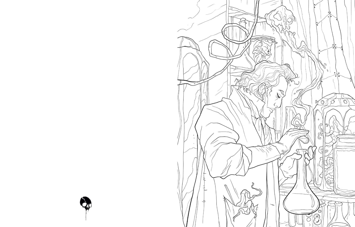 The Art of Horror Coloring Book