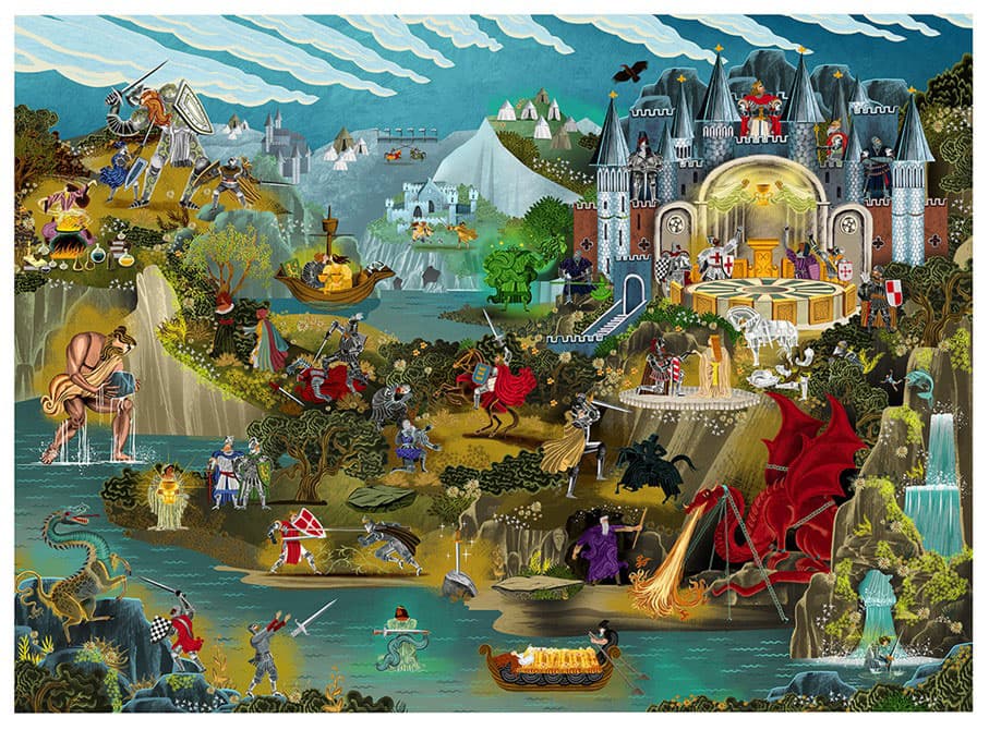 World of King Arthur Puzzle 1000 pcs
