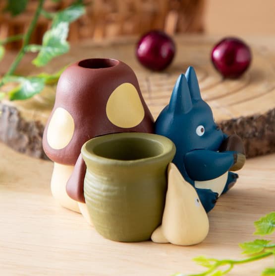 My Neighbour Totoro - Middle & Little Totoro Pen Holder Figurine
