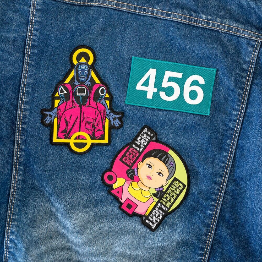 Squid Game - Iron On - 3 Patch Set