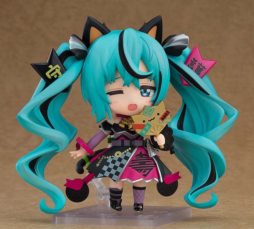 Black Maneki Miku Nendoroid Action Figure 10 cm