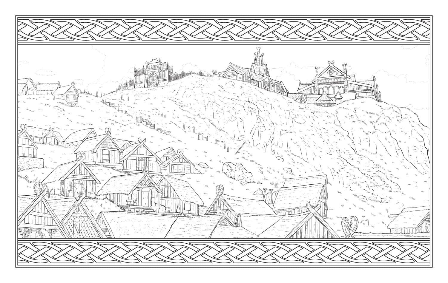 The Lord of the Rings: The War of the Rohirrim Official Colouring Book
