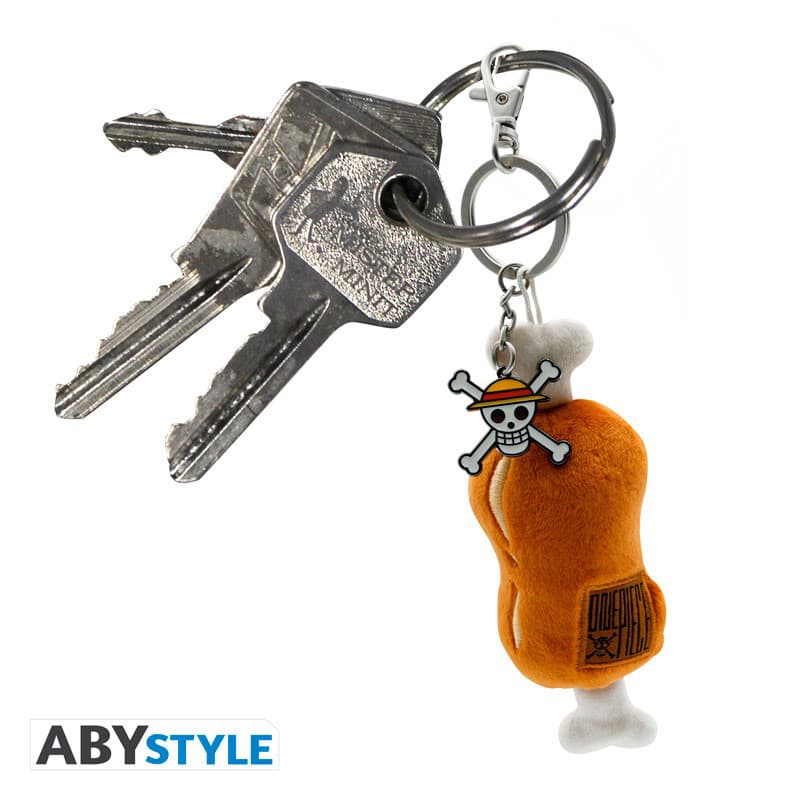 Meat on Bone Plush Keychain
