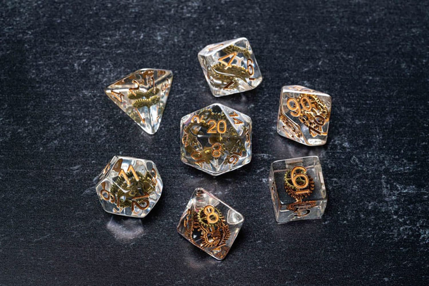 Dice Set Gear (set of 7 dice)