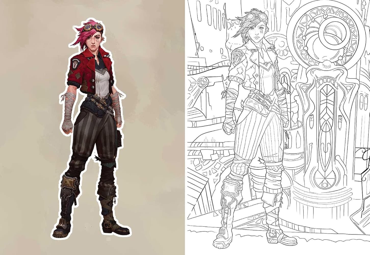 Arcane: The Official Coloring Book