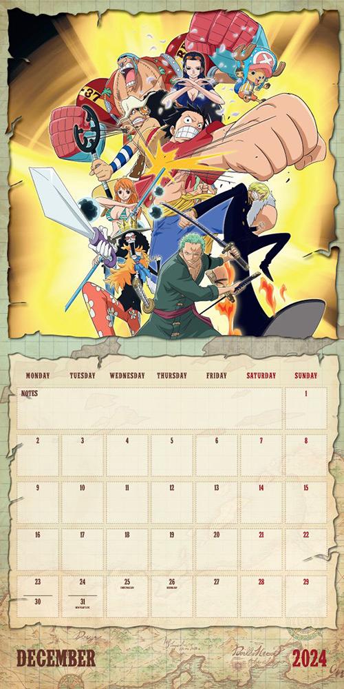 Calendar 2024 Comic One Piece