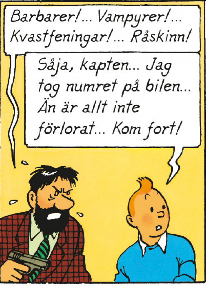 Kapten Haddocks ordbok  Science Fiction Bokhandeln