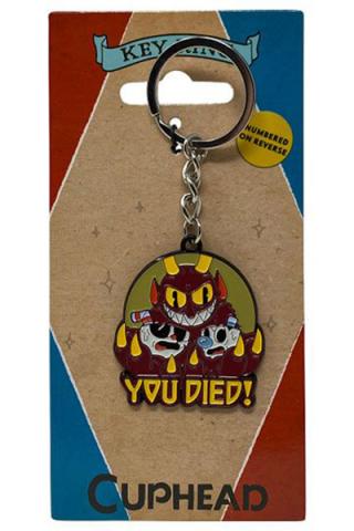 Metal Keychain You Died! Limited Edition 4 cm
