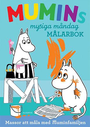 Mumins mysiga måndag - målarbok