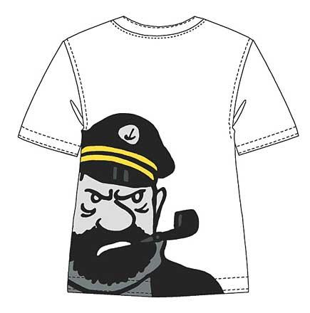 T-Shirt - porträtt Haddock Small