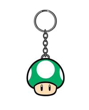 Keychain: 1Up Green Mushroom