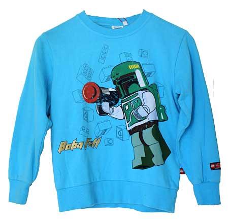 Lego Boba Fett Sweatshirt Blå stl 152
