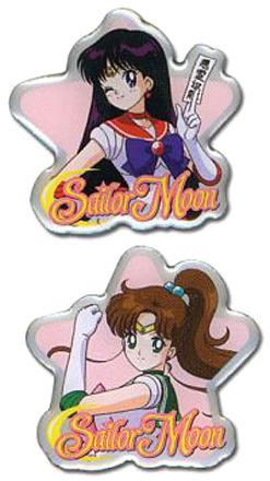 Pins: Sailor Moon - Mars and Jupiter