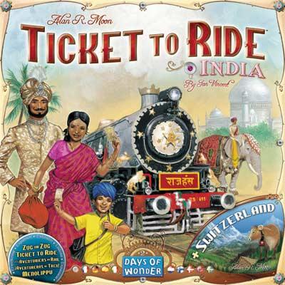 Ticket to Ride - India & Switzerland