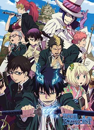 GE9974 Blue Exorcist: Rue Cross Academy Wall Scroll