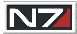 Mass Effect N7 Logo Embroidered Patch