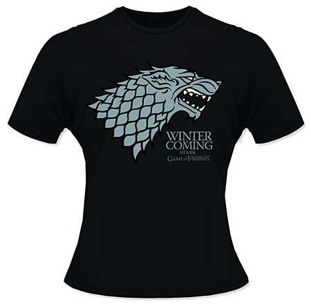Game Of Thrones House Stark Winter Is Coming Ladies T-Shirt