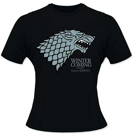 Game Of Thrones House Stark Winter Is Coming Ladies T-Shirt