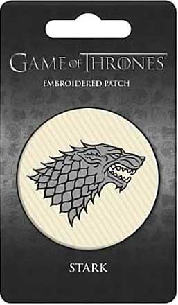 Game of Thrones Embroidered Patch Stark